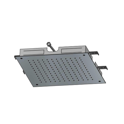 Hotbath Archie Hoofddouche - vierkant - 50cm - RVS