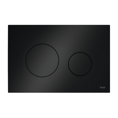 Tece TECEloop WCbedieningsplaat kunststof duospoeltechniek zwart