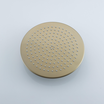 Fortifura Calvi Hoofddouche 30cm rond 6mm Geborsteld Messing PVD (Goud)