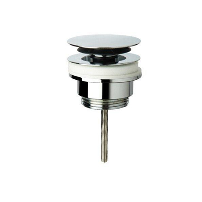 Plieger afvoerplug met push open 5/4 v kraan chroom