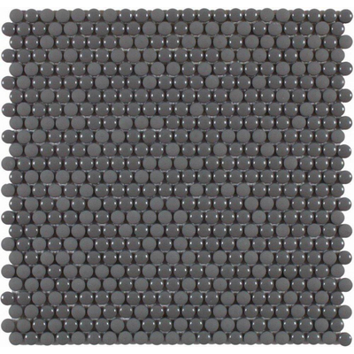 Dune Glass Mosaics Mozaiektegel 28.2x28.5cm Dots Grey 6mm Mat/glans Grijs