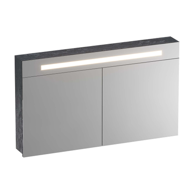 BRAUER Promise spiegelkast - 120x70x15cm -- met directe verlichting - 2 enkelzijdige spiegeldeuren - Damascus