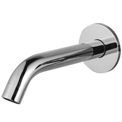 Fortifura Calvi Badkraan set - uitloop - 22cm inkortbaar - gladde slang - staafhanddouche - inbouwdeel - wandhouder - chroom