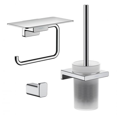 Hansgrohe Addstoris toiletaccessoireset - driedelig - Chroom