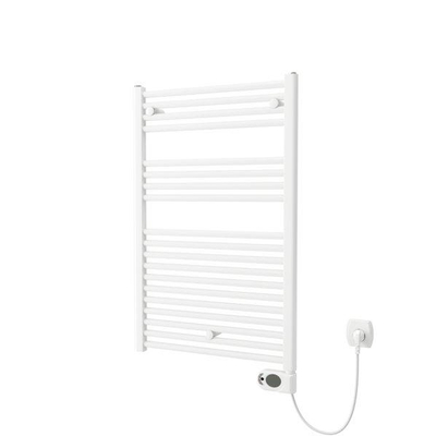 Plieger Elba Electrical elektrische designradiator - 942X500mm - met thermostaat - 500w - wit