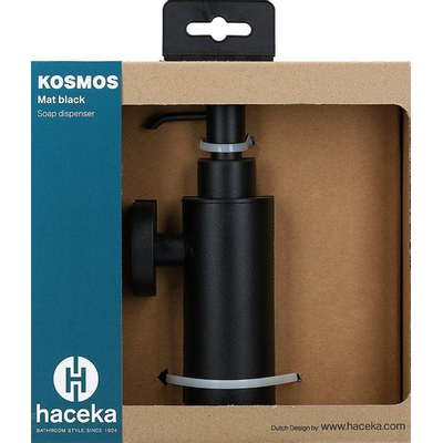 Haceka Kosmos Zeepdispenser - wandmodel - mat zwart