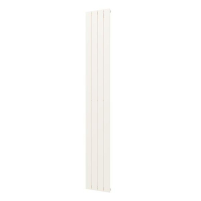 Plieger Cavallino Retto designradiator verticaal enkel middenaansluiting 2000x298mm 666W mat wit