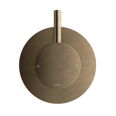 Hotbath Cobber afbouwdeel inbouw douche mengkraan verouderd messing