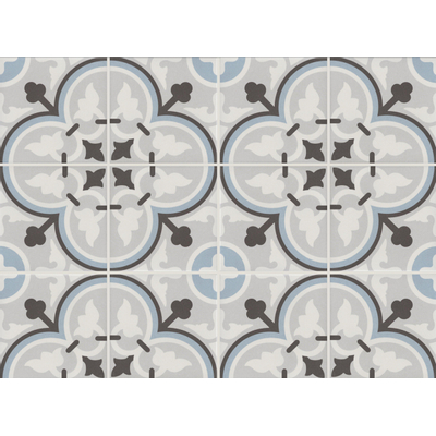 Douglas Jones Vintage Decortegel 20x20cm 8mm R9 porcellanato Flavie Blue