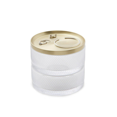 Umbra Tesora opbergbox 13x13x11cm Glas Goud
