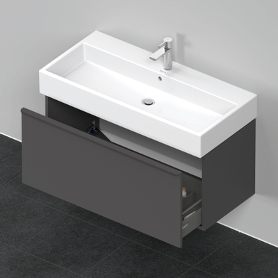 Duravit D-Neo wastafelonderkast 98.4x44x44.2cm 1 lade Grafiet Mat