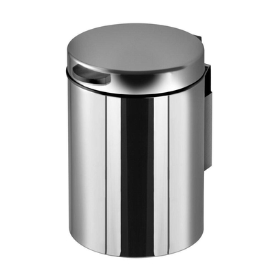 Geesa Hotel Wandafvalemmer 3 liter Chroom