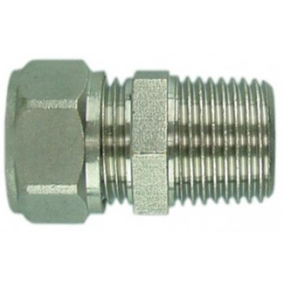 Riko radiatorkoppeling 1/2x15 knel recht vernikkeld