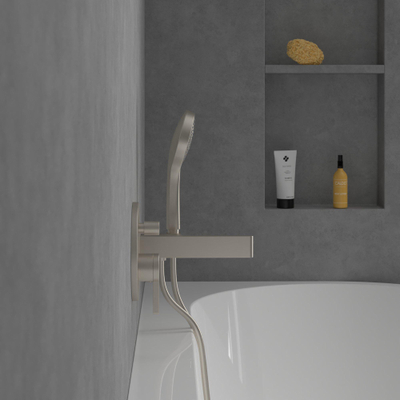 Villeroy & Boch Dawn Eengreeps inbouwkraan - Matt Brushed Nickel (RVS)
