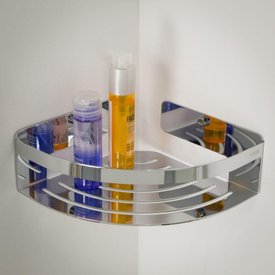 Tiger Caddy Douchemand Hoek - 18.4x18.4x7cm - chroom