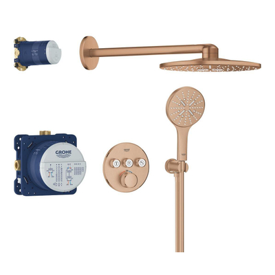 Grohe Grohtherm smartcontrol Perfect showerset warm sunset geborsteld