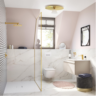 Villeroy & Boch Squaro infinity douchevloer 160x100cm stone white