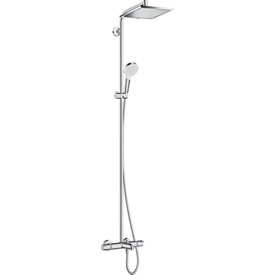 Hansgrohe Crometta e 240 1jet showerpipe met badthermostaat chroom