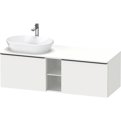 Duravit D-Neo wastafelonderkast 140x45.9x55cm 2 lades wit Mat