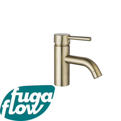 FugaFlow Eccelente Sobrado Badkamer Wastafelkraan - 14.6cm - opbouw - geborsteld messing PVD