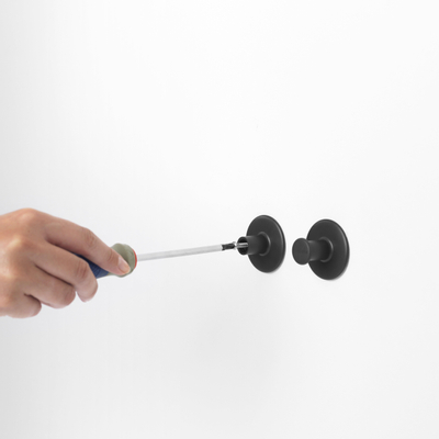 Brabantia ReNew Handoekhaken - set van 2 - donker grijs