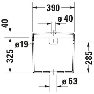 Duravit Starck 3 duoblocreservoir wit