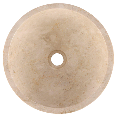 Differnz LODI Waskom - 38cm - gepolijst natuursteen - beige