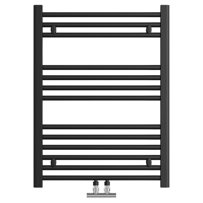 Sanivesk Lima Paneelradiator - 80x60cm - 386watt - 6-punt - zwart