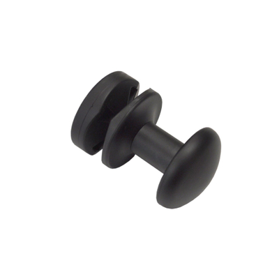 Sanicare Handdoek knop voor design radiatoren in de kleur zwart