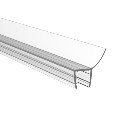 Saniclass Universo afwateringsprofiel/lekstrip/waterkering - universeel - 200cm inkortbaar - voor 6mm glas - transparant