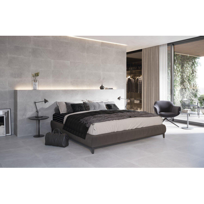 Cifre Ceramica Statale wand- en vloertegel - 30x60cm - 10mm - Rechthoek - gerectificeerd - Betonlook - Grijs Mat