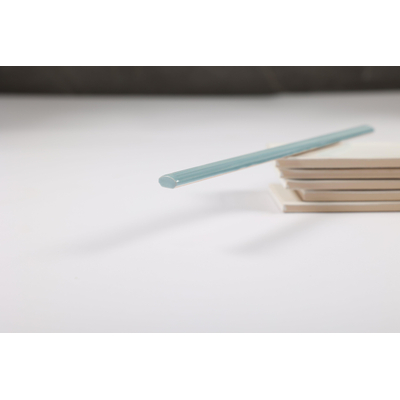 Cifre Ceramica Quarter Round wandtegel - 1.5x30cm - 8mm - Rechthoek - Sky glans