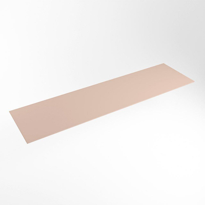 Mondiaz TOP 51 Topblad - 190x51x0.9cm - geschikt voor afdekplaat - Solid surface - Rosee