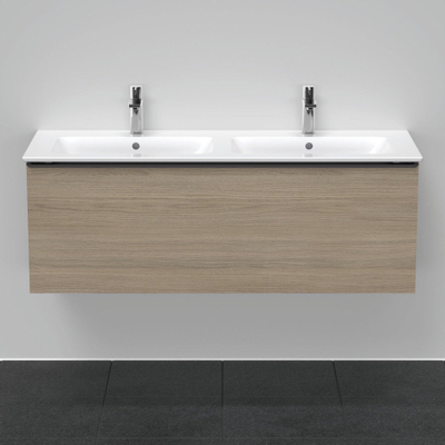 Duravit D-Neo wastafelonderkast 128x44x46.2cm 1 lade Eiken (terra) Mat