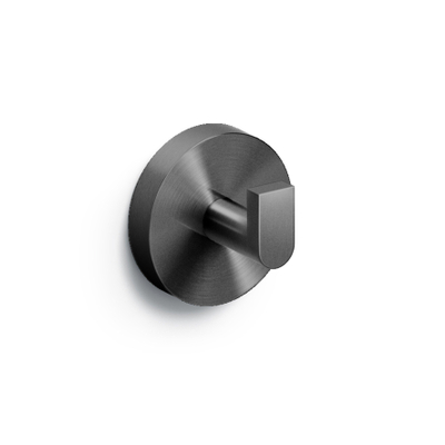 Clou Flat set à 2 kledinghaken gunmetal geborsteld PVD