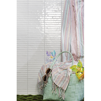 La Platera Cerámica Kromo Keramische wandtegel - 35x35cm - 9.2mm - Wit