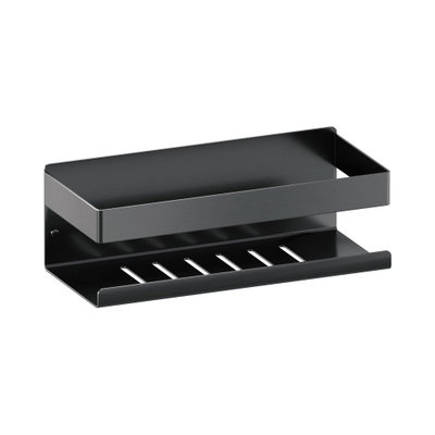 Brauer doucherek - 23x8cm - Gunmetal geborsteld