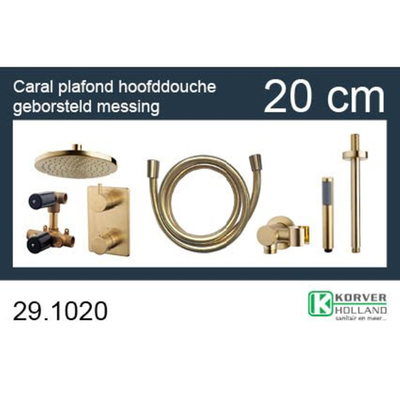 Wiesbaden one-pack inbouwthermostaatset rond type 401 GM (20cm)