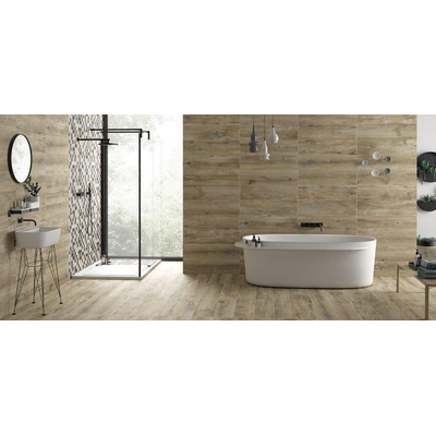 Colorker Norden Vloer- en wandtegel 22x84cm 9.3mm R10 porcellanato Natural