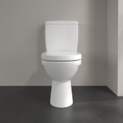 Villeroy en Boch O.novo Compact duoblokpot diepspoel DirectFlush 36x61cm ceramic+ zonder reservoir wit