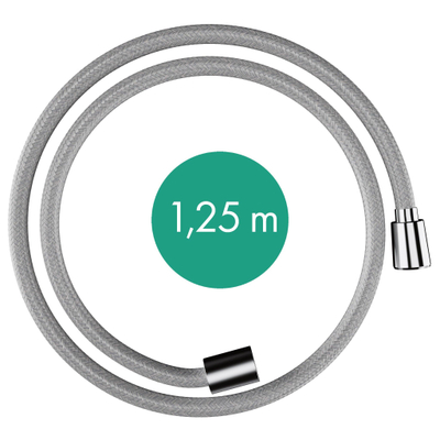 Hansgrohe Designflex textiel doucheslang 125cm chroom