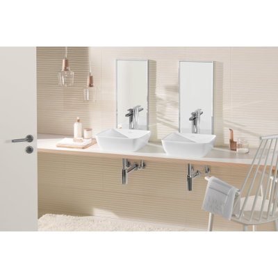Villeroy & Boch Artis opzetwastafel vierkant 41x41cm zonder overloop wit