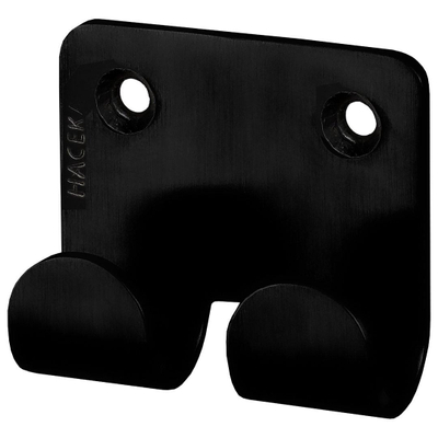 Haceka Ixi Dubbele Haak Mat Zwart RVS