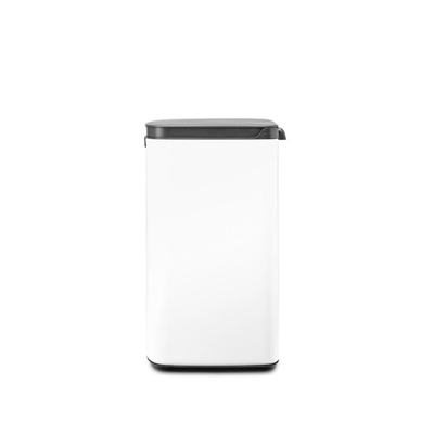 Brabantia Bo Afvalemmer - 12 liter - kunstof binnenemmer - wit