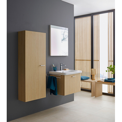 Duravit DuraStyle meubelwastafel m. overloop m. 1 kraangat 65x48cm wit