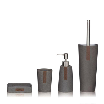 Sealskin Pierra Toiletborstel met houder Polyresin Grijs