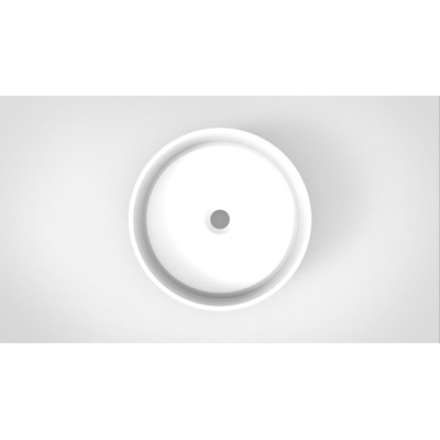 Arcqua Case waskom rond 40x40cm glans wit