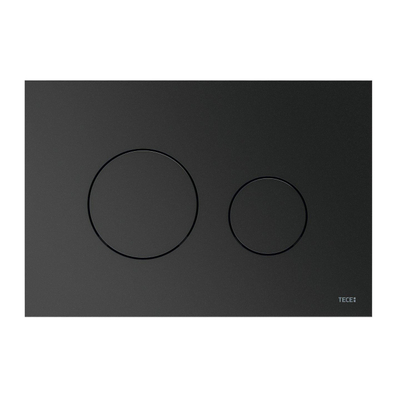 Tece Loop bedieningsplaat voor duospoeltechniek grafiet metallic