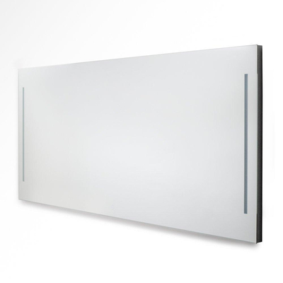 Saniclass spiegel Deline 100x70cm met verlichting aluminium