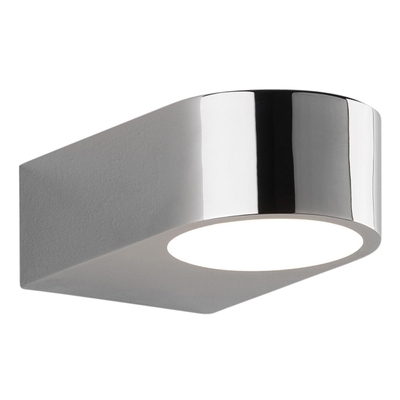 Astro Epsilon LED Wandlamp 4.5x8.2x13cm IP44 verlichting geintegreerd chroom